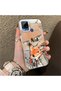 Realme C15/C25/C25S Compatible Cartoon Fox Nick Patterned Case Acrylic Hard Back Silicon Edge - 2