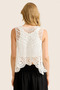 Mesh Knitted Tassel Top - 5