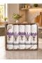 Başak 40*60 100% Cotton 5-Piece Kitchen Towel White - Purple - 2