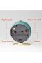 Alarm Clock, Small Desk Clock for Table, Non Ticking Retro Analog Silent Alarm Clock, Batter - 3