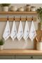 Çınar 40*60 100% Cotton 5-Piece Kitchen Towel White - Gray - 2