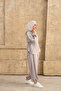 Women's Stripe Detailed Hooded Set Gray - 4