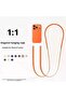 Newest Design Adjustable Crossbody Lanyard Strap with Magnetic Phone Case for iPhone 17/17 Pro Max - Premium Anti-Drop Hands-Free Shoulder Strap, Secure Cosmic Orange Fashion Phone Holder for - 3