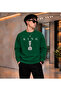 Men's King Chess King Figure Printed Crew Neck Casual Regular Fit Sweatshirt