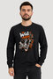 Men's Setter Hunting Dog and Retriever Printed Hunting Crew Neck Long Sleeve 24/1 T-Shirt - 2