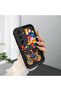 Samsung Galaxy S25 Fe Compatible Black Silicone Bicycle Girl Balloon Pattern Shock Absorbing Protective Case with Camera Protection