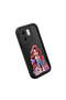 Infinix Smart 9 Compatible Black Silicone Case Cute Cartoon Girl Pattern Camera Protected Shock Absorbent Protective Case - 3