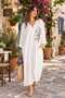 Natural Cotton Oversize Shirt Dress