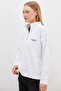 3 Thread Non-Embroidered London Printed Half-Zip Sweatshirt - 4