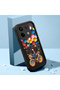 Poco X6 Compatible Black Silicone Bicycle Girl Balloon Patterned Camera Protected Shock Absorbing Protective Case - 2