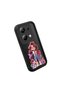 Poco M6 Pro 4g Compatible Black Silicone Case Cute Cartoon Girl Pattern Camera Protected Shock Absorbing Protective Case - 3
