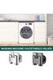 Upgrades 20mm Double Flows Control Angles Valves Double Control Angles Valves Metal For Home Laundry - 2