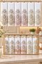 Pearl Laced Embroidered Gift Dowry Box for Bride and Groom, Boxed 100% Cotton Kitchen Towel Set, Foil Model 30×50 Size 6 Pieces - 2