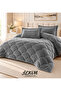 "With a Gift" Single-Size Double-Sided 155X215 Welsoft Quilt''Ultra Filled'' (New Season) - 4