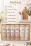 Pearl Laced Embroidered Gift Dowry Box for Bride and Groom, Boxed 100% Cotton Kitchen Towel Set, Ring Model 30×50 Size, 6 Pieces - 3
