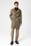 Belted Regular Fit Water Repellent Khaki Trench Coat