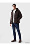 Ozmarka New Season Brown Regular Fit Hooded Men's Puffer Jacket - 2