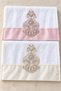 Pearl Laced Embroidered Gift Dowry Box for Bride and Groom, Boxed 100% Cotton Kitchen Towel Set, Foil Model 30×50 Size 6 Pieces - 4