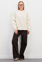 3 Yarn Basic Crew Neck Oversize Sweatshirt - 4