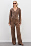 Elastic Waist Knitwear Trousers