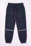 Boy's 3 Threaded Collar Vest, Striped Sweatpants, Long Sleeve Single Jersey 3-Piece Set - 3