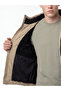 Özmarka New Season Beige Regular Fit Hooded Men's Puffer Jacket - 4