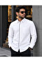 Wide Cut Uzunkol Classic Pocketed Men's Shirt