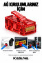 100 Pcs Red Rj45 Smart End - Easy Pass through Hole Connector Cat5 Cat6 - 5