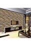 Faux Stone Veneer Peel and Stick Wallpaper, Multi-Color Brick Pattern - 4