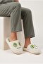 Women's Cute Face Design, Boucle, Plush House Slippers - 5