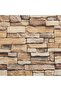 Faux Stone Veneer Peel and Stick Wallpaper, Multi-Color Brick Pattern - 8