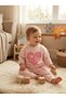Girl's spring tracksuit set - lilac heart print 2-piece activewear