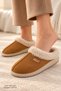 Blade Comfortable Sole Winter Women's House Slippers with Fur Inside - 2