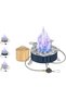 Portable Travel Gas Stove, 9-Burner Camping Cooker with 31800W Fire Power & 100cm Gas Hose