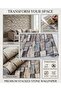 Peel & Stick Stone Brick Wallpaper, Self-Adhesive Removable Vinyl Wall Covering, Grey Beige - 5