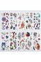 Temporary Tattoos Sticker Sheets - Pack of 10 Assorted Designs