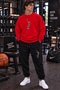 New Season Unisex Sweatshirt and Trackpants Basket Printed Set