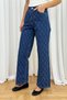 Jacquard Denim Trousers 86-0278 - 4