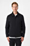 Black Men's Regular Fit Coat Bmn6001600000 - 7