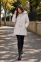 Gray Girls' Plush Fur Inside, Tassel Detailed, Removable Hooded, Long Cut Coat 24868 - 2