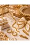 Gold Fixed Full Pearl Ribbon 7 mm 9 Meters – Dowry Decoration, Jewelry Accessory, Hobby and Decorative Pearl Ribbon - 3