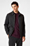 Regular Fit Knitted Diagonal Coat - 6