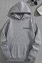 Unisex 3 Thread Cotton Gray Sacalif1982 Print Loose Fit Sweatshirt Hoodie - 2