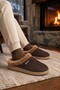 Lafont Comfortable Sole Winter Men's House Slippers with Fur Inside - 2