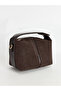 Özmarka New Season Brown Suede Women's Shoulder Bag - 3