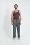 Men's Winter 3 Thread Threaded Baggy Wide Leg Double Pocket Smoked Sweatpants - 5