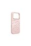 iPhone 18 Pro Compatible Case with Carved Pattern Back Surface Cloude Cover Light Pink - 3
