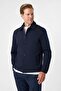 Navy Blue Men's Regular Fit Coat Bmn6001600000 - 3
