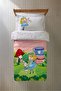Alice Wonderland Patterned 100% Cotton 100X150 cm Baby Kids Bedding Set