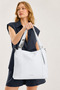 Embossed Piece Stitched Bag with Chain Strap - 2